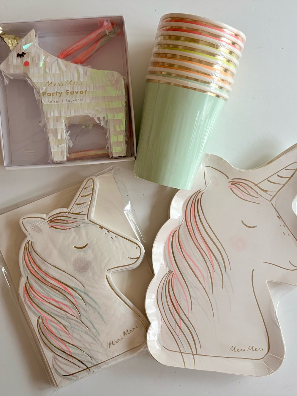 Meri Meri Pastel Unicorn Party Set
